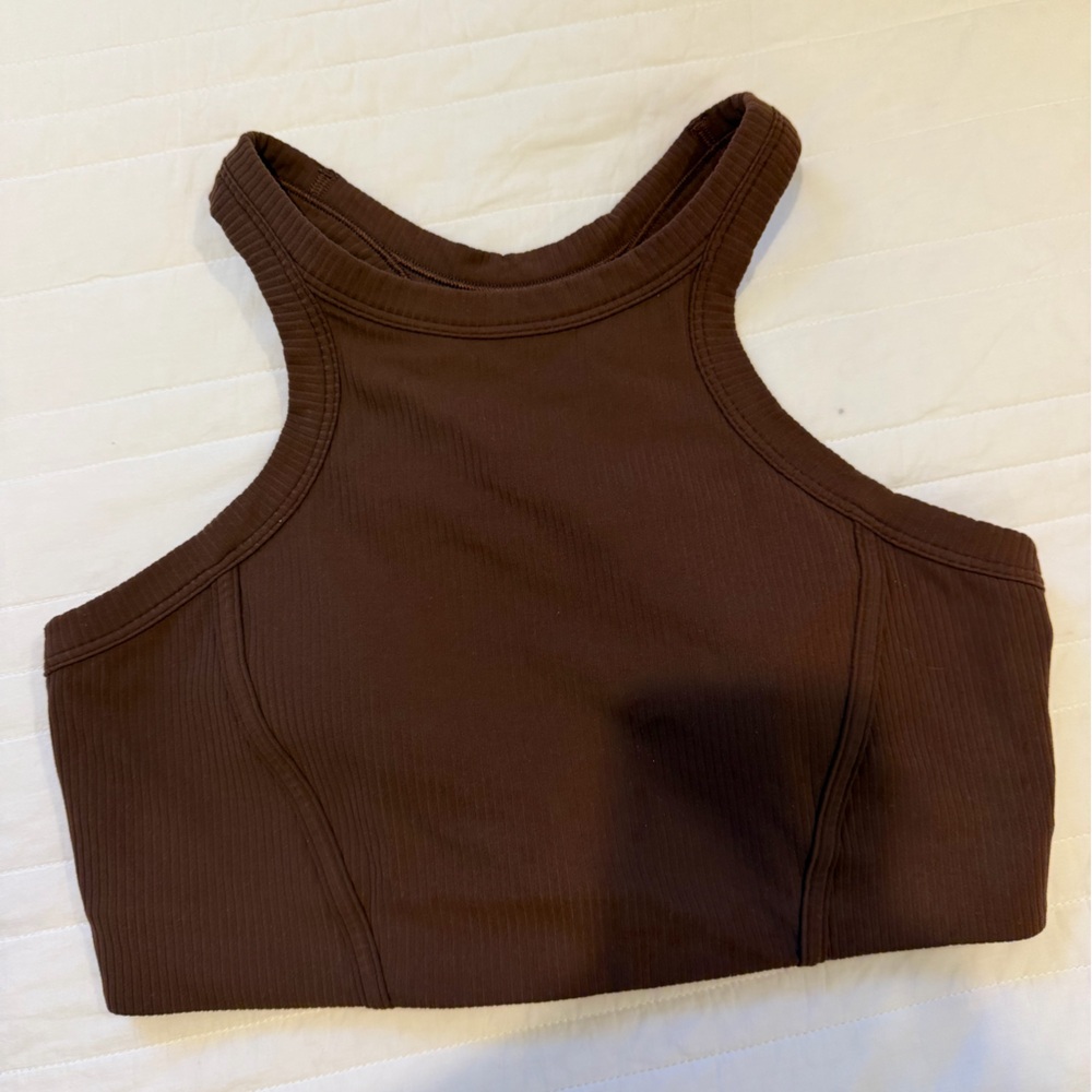 Lululemon Ribbed Nulu High Neck Yoga Bra